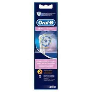Główki Oral-B Sensitive EB60-2 Dla dorosłych Liczba główek szczoteczki w zestawie 2 Liczba trybów szczotkowania zębów Nie określ
